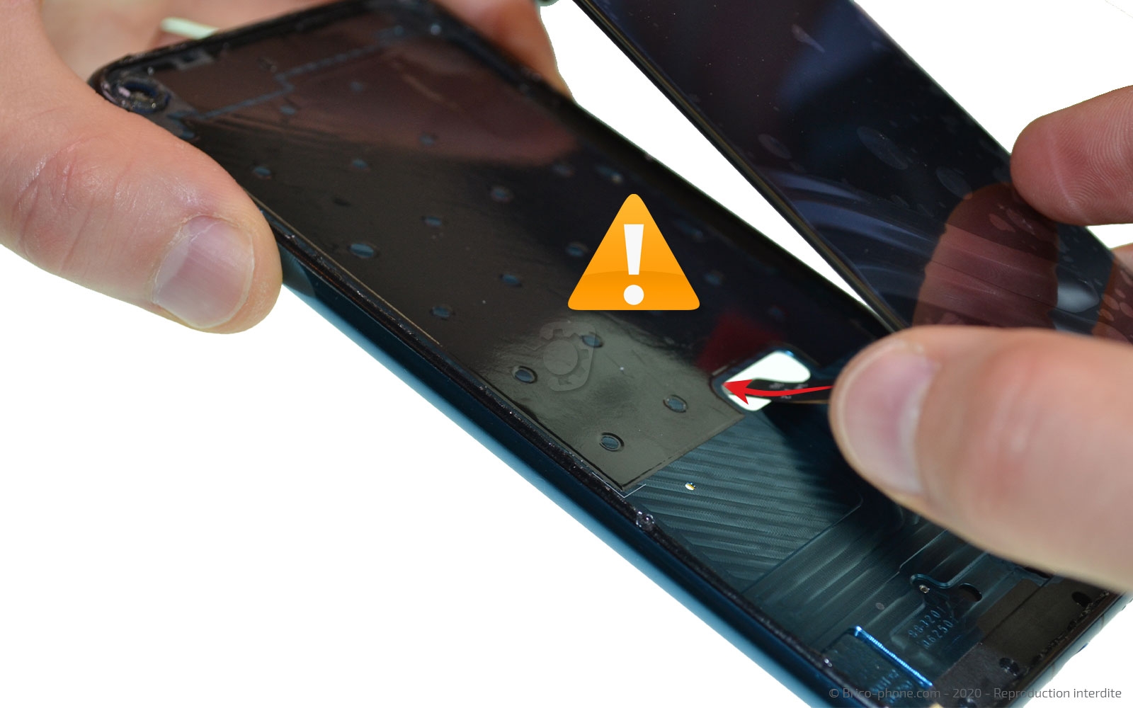 Changement d'écran (vitre + LCD) sur Honor 20 Pro photo 3